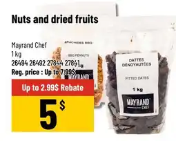 Mayrand Nuts and dried fruits offer