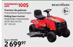 Home Hardware Benchmark tractors, tillers & generators offer