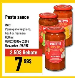 Mayrand Pasta sauce offer