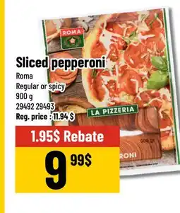 Mayrand Sliced pepperoni or bacon offer
