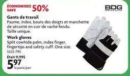Home Hardware Work gloves offer