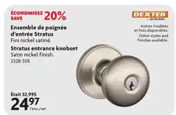 Home Hardware Stratus entrance knobset offer