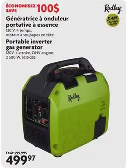 Home Hardware Portable inverter gas generator offer