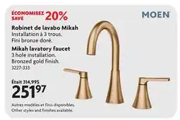 Home Hardware Mikah lavatory faucet offer