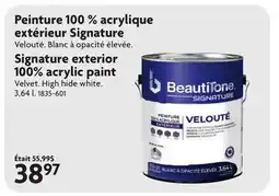 Home Hardware Signature exterior 100% acrylic paint offer