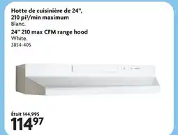 Home Hardware 24 210 max CFM range hood offer