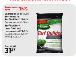 Home Hardware Lawn food and moss control 23-0-3 offer