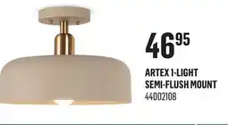 Canac ARTEX 1-LIGHT SEMI-FLUSH MOUNT offer