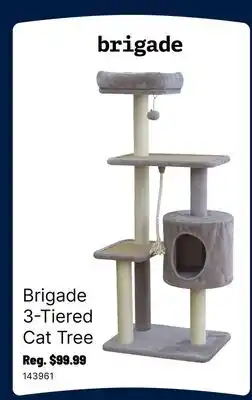 Ren’s Pets Depot Brigade 3-Tiered Cat Tree offer