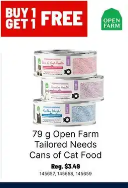 Ren’s Pets Depot Open Farm Tailored Needs Cans of Cat Food offer