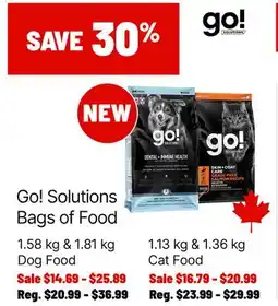Ren’s Pets Depot Go! Solutions Bags of Food offer
