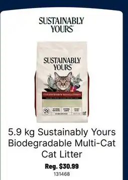 Ren’s Pets Depot Sustainably Yours Biodegradable Multi-Cat Cat Litter offer