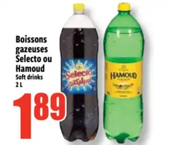 Bonanza Boissons gazeuses Selecto ou Hamoud offer