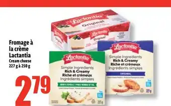 Bonanza Fromage à la crème Lactantia offer