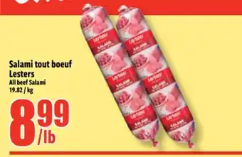 Bonanza All beef Salami offer