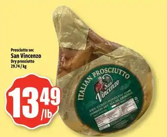 Bonanza Prosciutto sec San Vincenzo offer