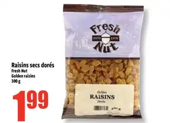 Bonanza Fresh Nut Golden raisins offer
