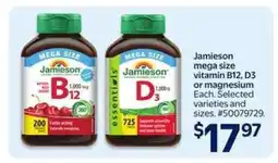 Walmart Jamieson Mega Size Vitamins offer