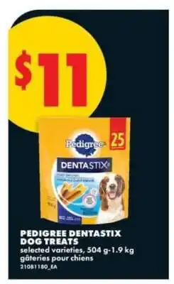 No Frills PEDIGREE DENTASTIX DOG TREATS offer