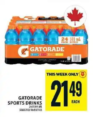 Food Basics GATORADE SPORTS DRINKS offer