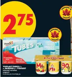 No Frills Yoplait Tubes 8's or Minigo 6's Yogurt offer