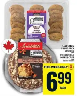 Food Basics Selection Value Pack Cookies & Irresistible Coffee Cake offer