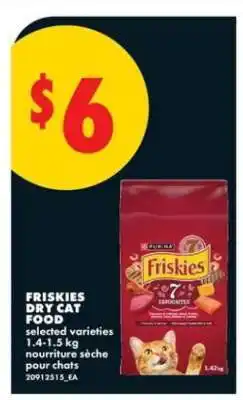No Frills Friskies Dry Cat Food offer