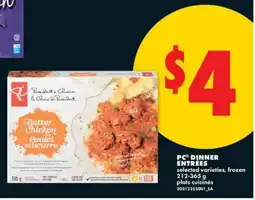 No Frills PC Dinner Entrées offer