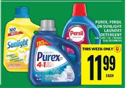 Food Basics PUREX, PERSIL OR SUNLIGHT LAUNDRY DETERGENT offer