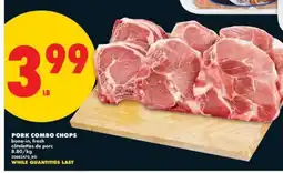 No Frills PORK COMBO CHOPS offer