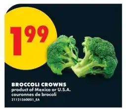 No Frills BROCCOLI CROWNS offer