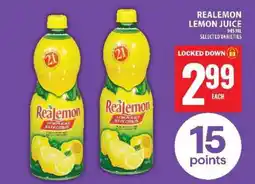 Food Basics REALEMON LEMON JUICE offer