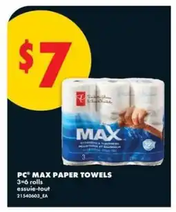 No Frills PC MAX PAPER TOWELS offer