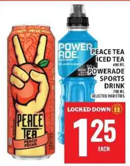Food Basics Peace Tea Iced Tea / Powerade Sports Drink offer