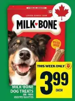 Food Basics MILK BONE DOG TREATS offer