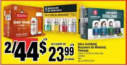 Super C bière Archibald, Brasseurs de Montréal, Sleeman offer