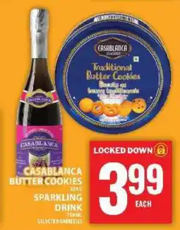Food Basics CASABLANCA BUTTER COOKIES / SPARKLING DRINK offer