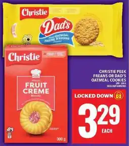 Food Basics CHRISTIE PEEK FREANS OR DAD’S OATMEAL COOKIES offer