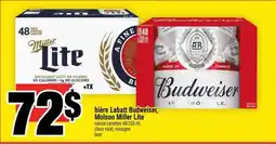 Super C bière Labatt Budweiser, Molson Miller Lite offer