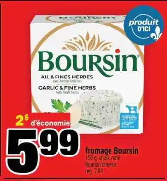 Super C FROMAGE BOURSIN offer