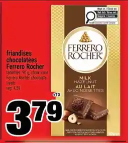 Super C Ferrero Rocher friandises chocolatées offer