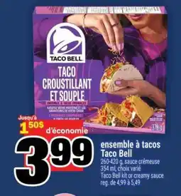 Super C ensemble à tacos Taco Bell offer