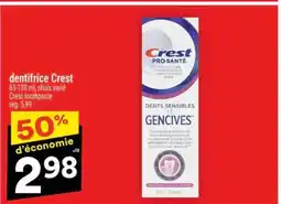 Super C DENTIFRICE CREST offer