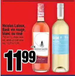 Super C Nicolas Laloux, Bask vin rouge, blanc ou rosé offer