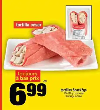 Super C tortillas Snack2go offer