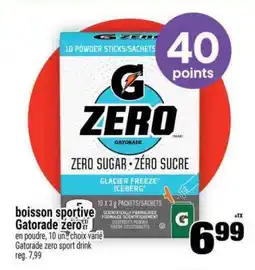 Super C boisson sportive Gatorade zéro offer