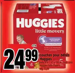 Super C couches pour bébés Huggies offer