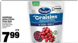 Super C canneberges sèches Craisins Ocean Spray offer