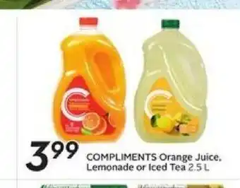 Safeway Compliments Orange Juice offer