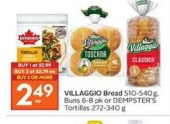 Safeway Villaggio Bread offer